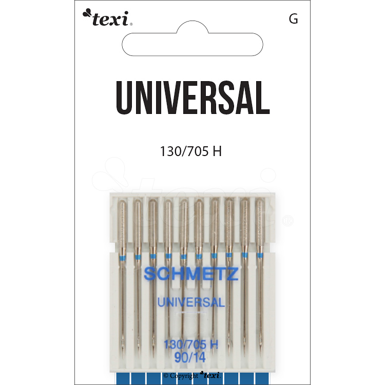 Univerzální jehly TEXI UNIVERSAL 130/705 H 10x90