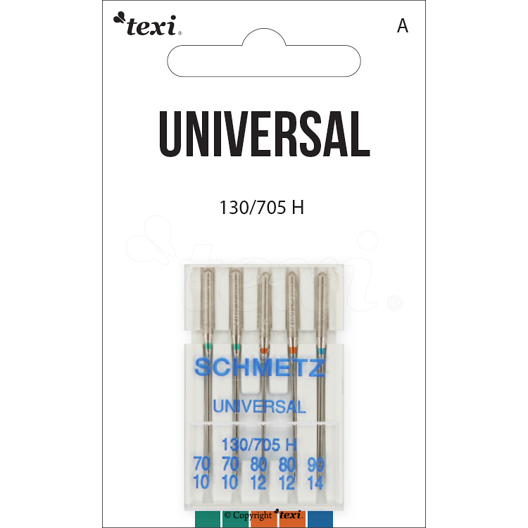 Univerzální jehly TEXI UNIVERSAL 130/705 H 5x70-90