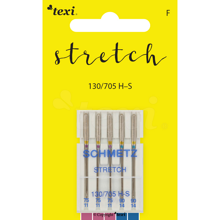 Strečové jehly TEXI STRETCH 130/705 H-S 5x75-90