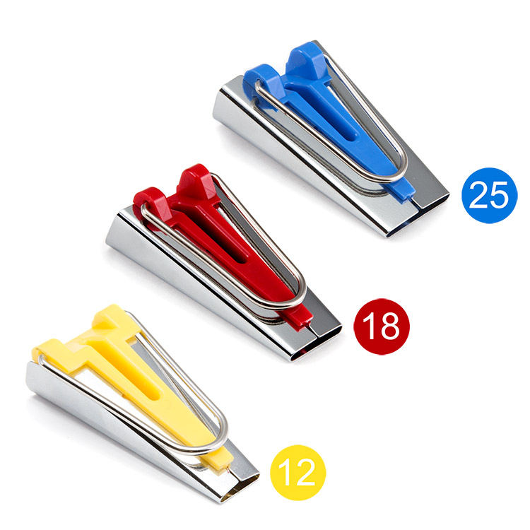 Zakladače šikmých proužků - sada 12/18/25 mm TEXI 4035