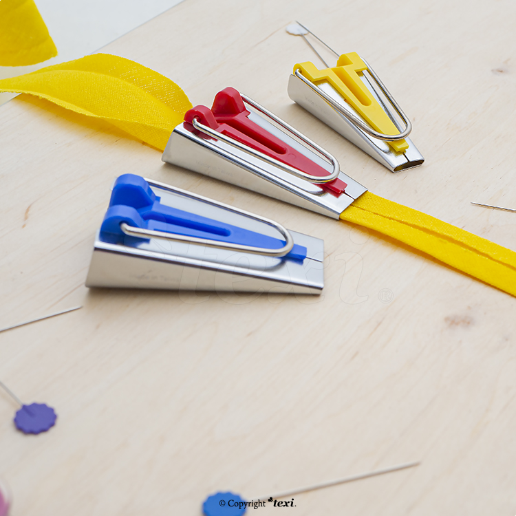 Zakladače šikmých proužků - sada 12/18/25 mm TEXI 4035