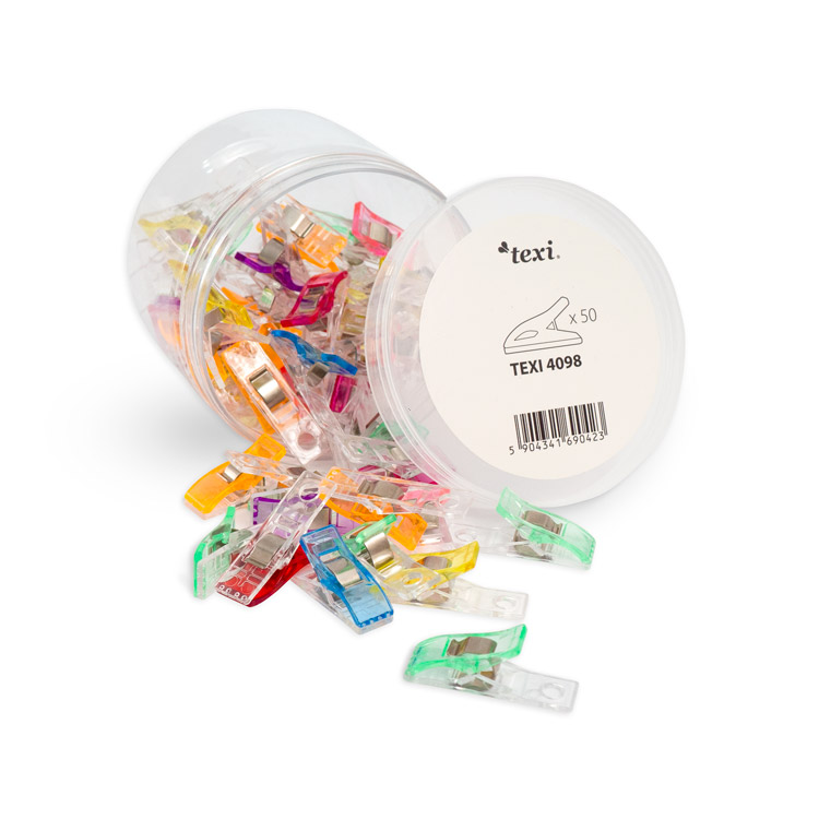 Fixační kolíky / svorky na látky 50 ks TEXI 4098
