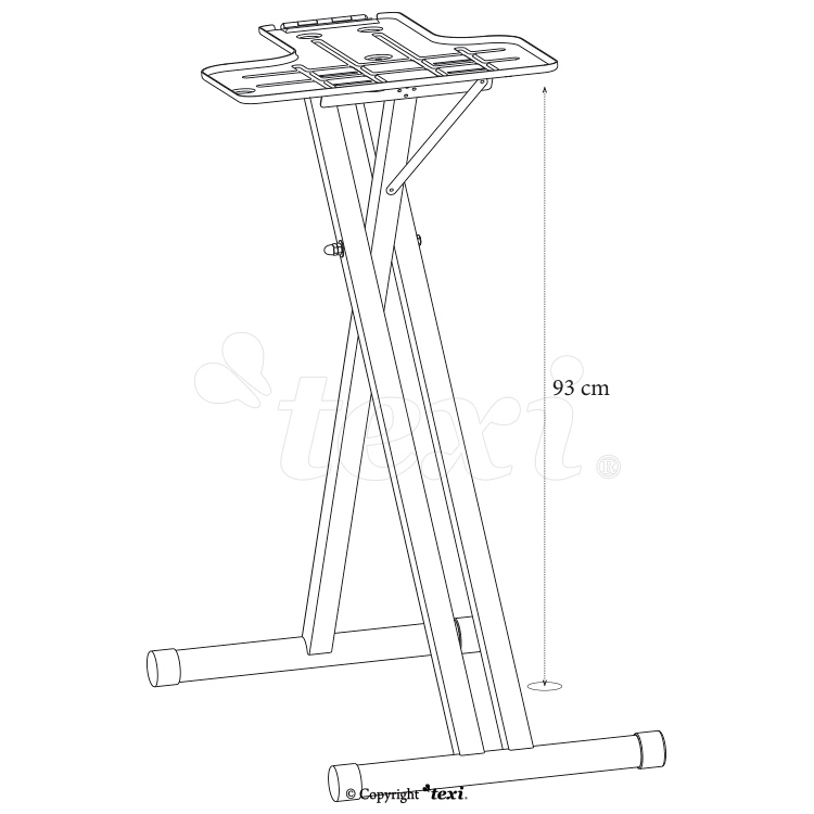 Stojan na žehlící lis TEXI AP01