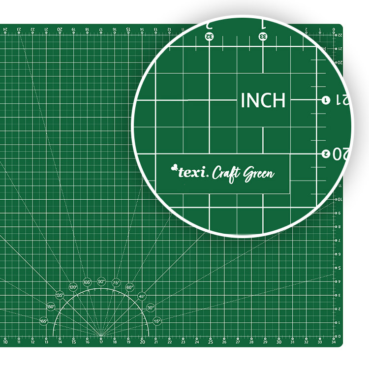 Řezací podložka, 5vrstvá, zesílená TEXI GREEN 90X60