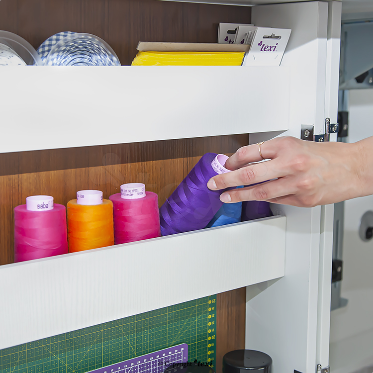 Rozkládací skříňka - stůl pro šicí stroje TEXI SESAME DUO O