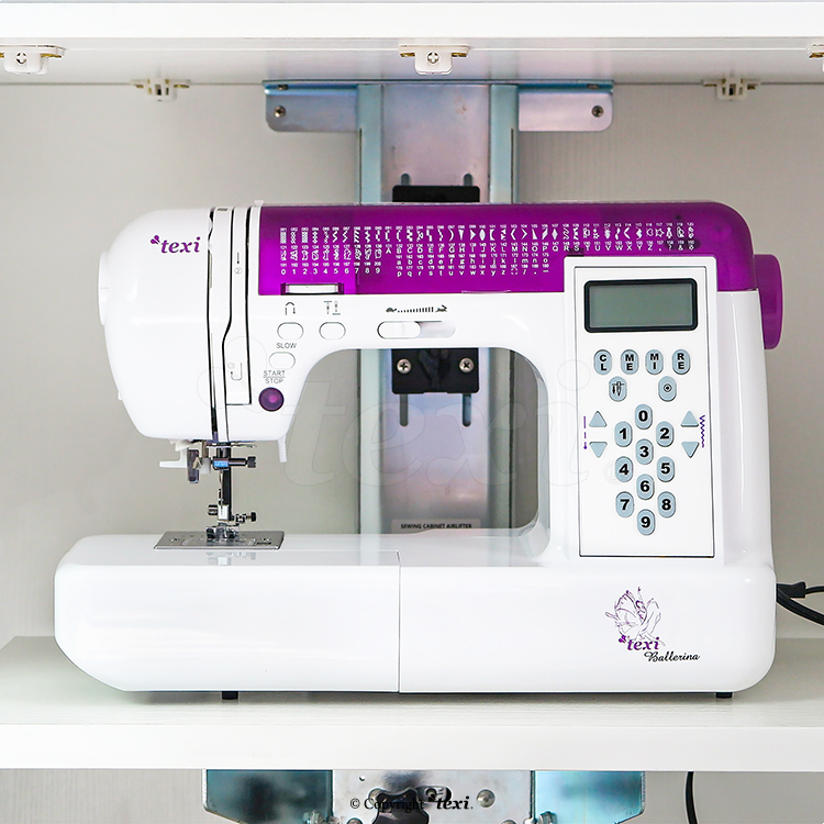 Rozkládací skříňka - stůl pro šicí stroje TEXI SESAME DUO O