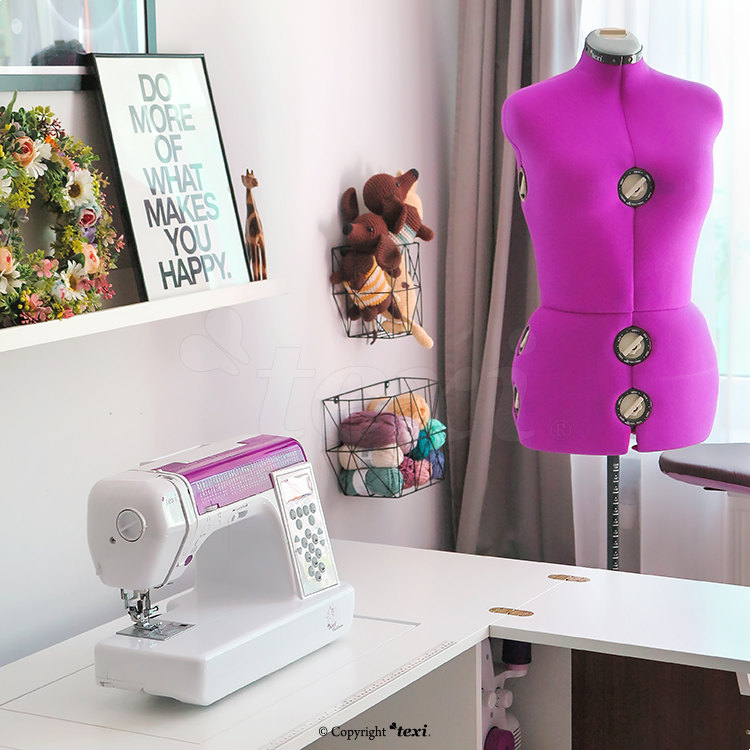 Rozkládací skříňka - stůl pro šicí stroje TEXI SESAME DUO O