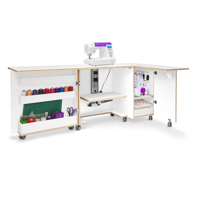 Rozkládací skříňka - stůl pro šicí stroje TEXI SESAME DUO RS