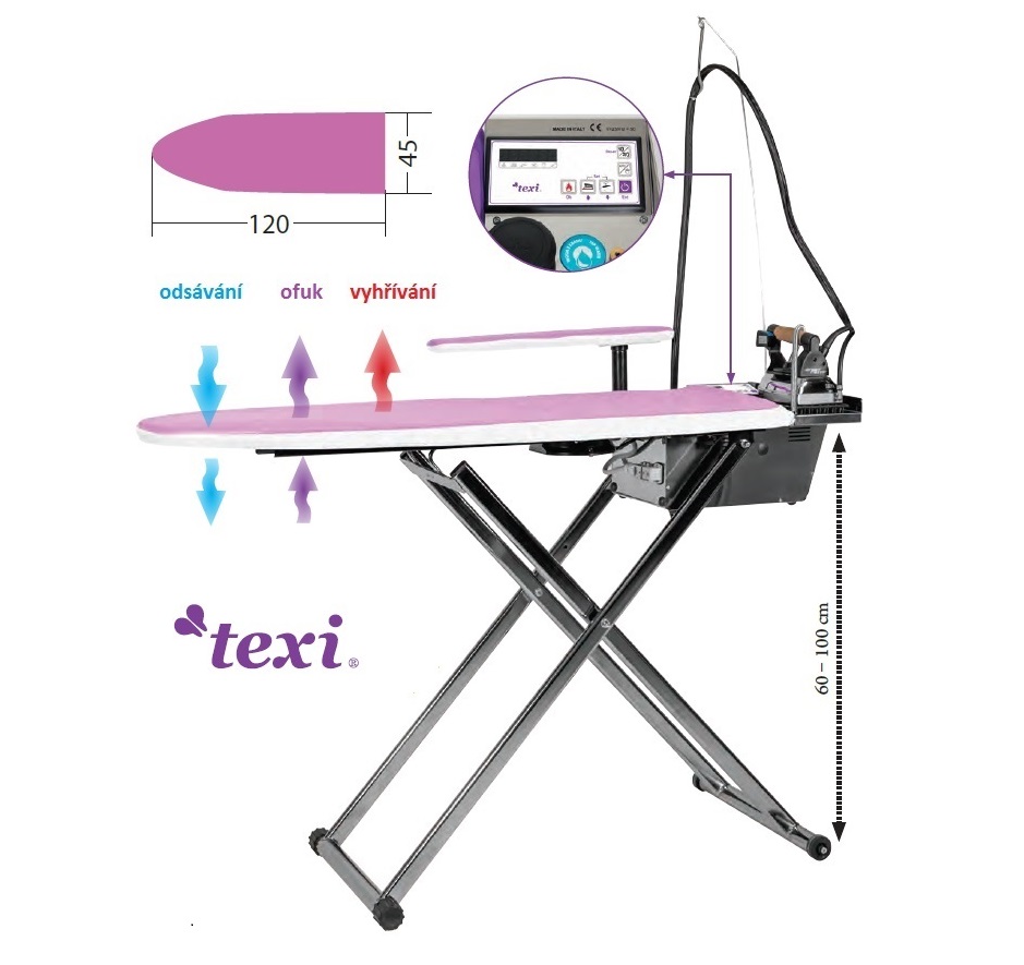 Parní žehlící systém TEXI SMART S+B