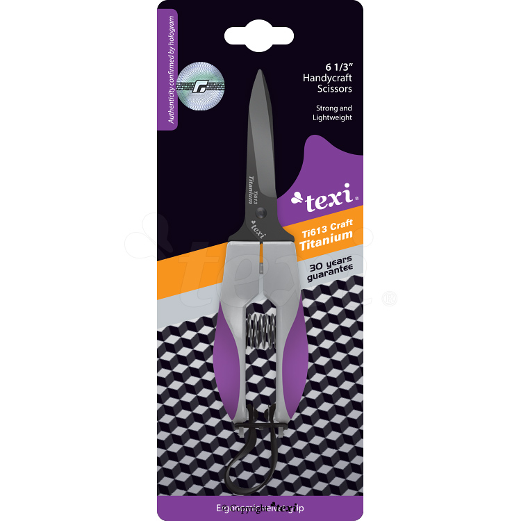 Řemeslnické nůžky / dlaňovky TEXI TITANIUM Ti613