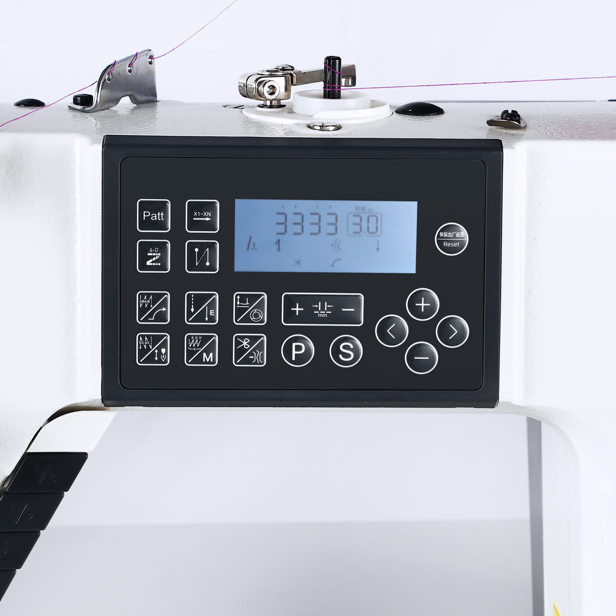 Průmyslový šicí stroj, jehelní podávání TEXI TRONIC 7HF NF PREMIUM EX