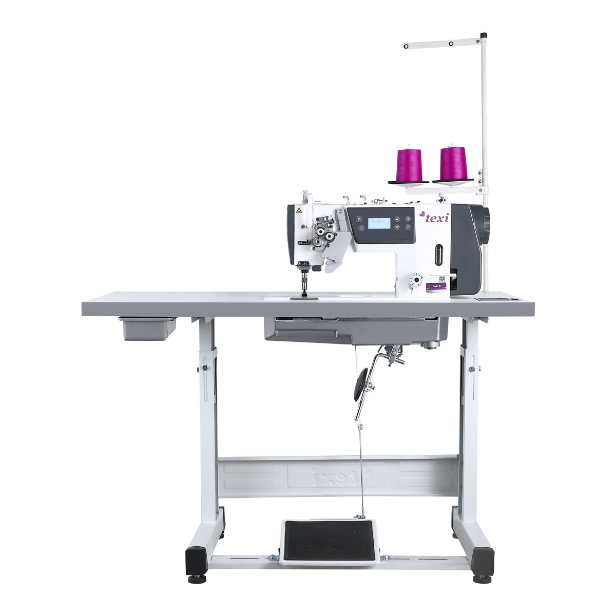Průmyslový šicí stroj, jehelní podávání TEXI TWIN 1F PREMIUM EX