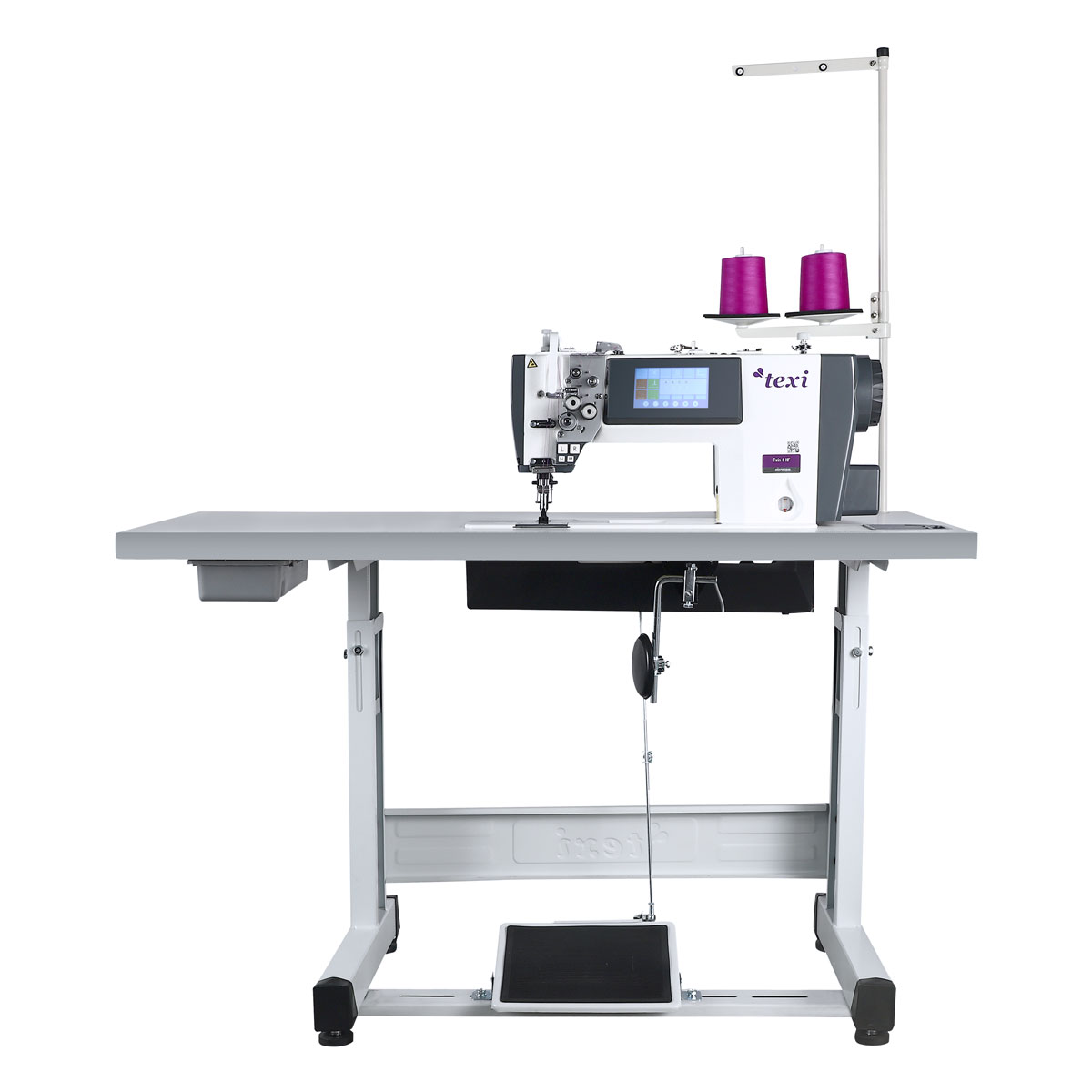 Průmyslový šicí stroj, jehelní podávání TEXI TWIN 6HF PREMIUM EX