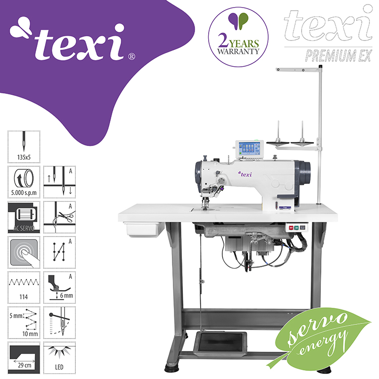 Průmyslový šicí stroj cik cak TEXI ZIGGY PREMIUM EX